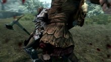 Skyrim | Bandit Chief Finisher in Cinematic Slow Motion (RIFE AI Edit)(No-Audio)