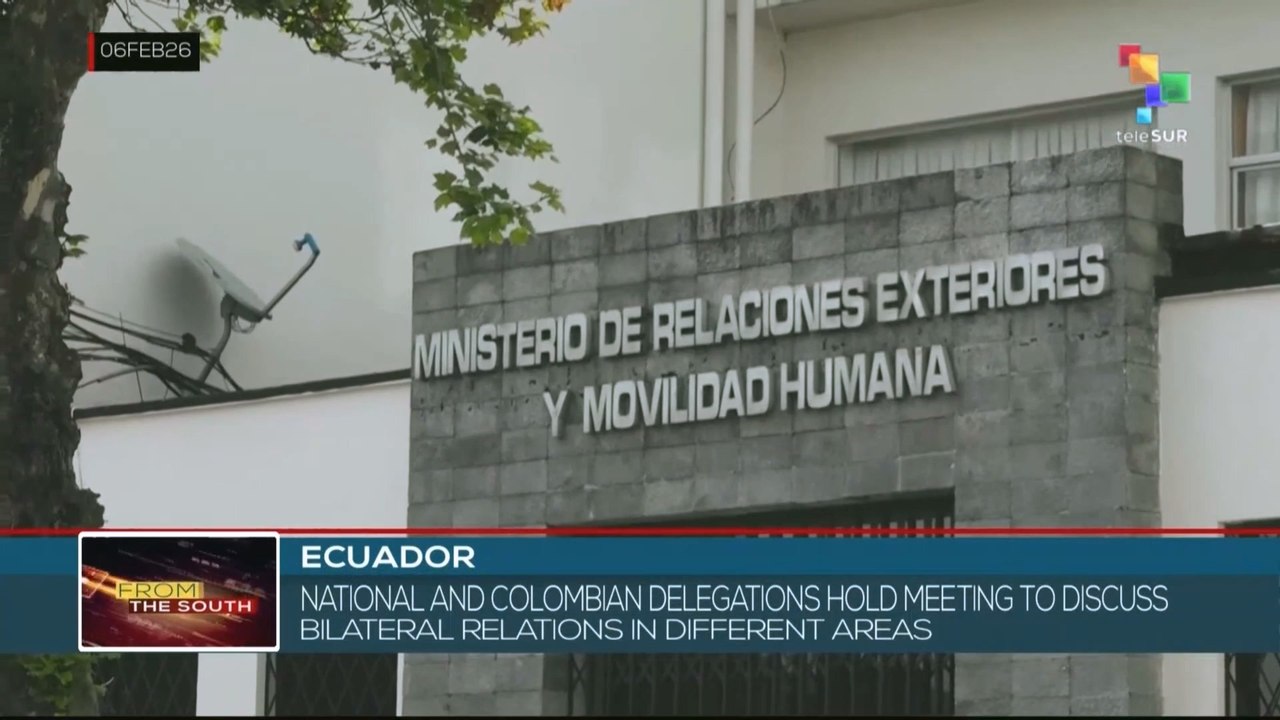 Ecuador: Delegations meet with Colombia to discuss bilateral relations
