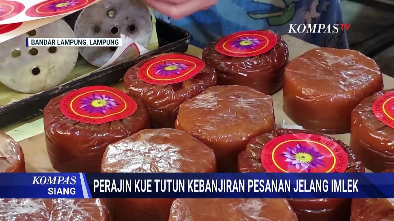 Jelang Imlek 2026, Perajin Kue Tutun Kebanjiran Pesanan di Lampung Kebanjiran Pesanan