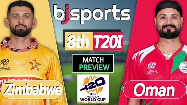 T20 World Cup 2026 | Zimbabwe vs Oman 8th Match T20l Match Preview |