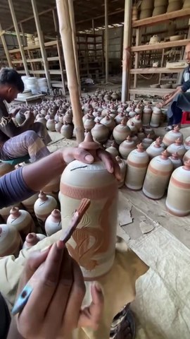 Incredible skills clay making