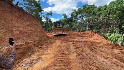 Bulldozer D6R XL The Key to Successful Plantation Road Repair