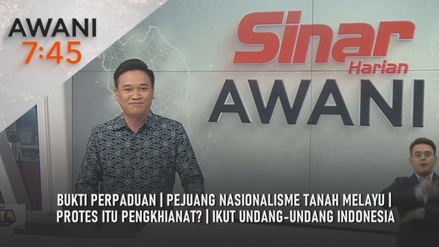 AWANI 7:45 [31/8/2025] – Bukti perpaduan | Pejuang nasionalisme Tanah Melayu | Protes itu pengkhianat? | Ikut undang-undang Indonesia