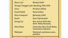 biodata lengkap Meutya Hafid politisi Golkar dan Menteri Komunikasi dan Digital