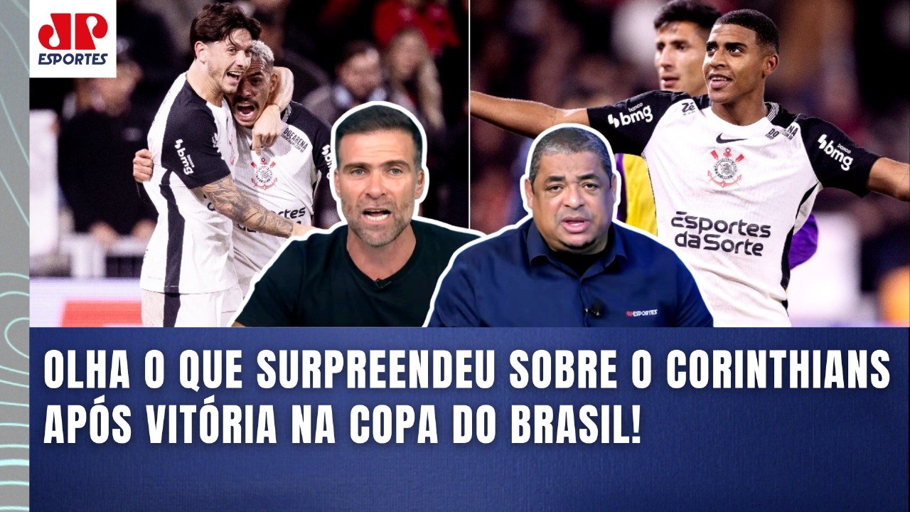 "EU JAMAIS IMAGINEI que FALARIA ISSO! Mas o CORINTHIANS pra mim..." OLHA esse DEBATE após VITÓRIA!