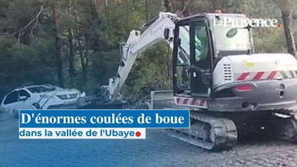 D'énormes coulées de boue dans la vallée de  l'Ubaye