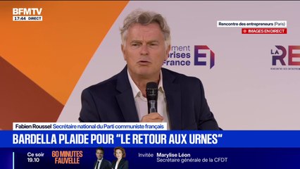 Face à la crise: "On a besoin d'une France forte, unie" affirme Fabien Roussel, secrétaire national du Parti communiste français