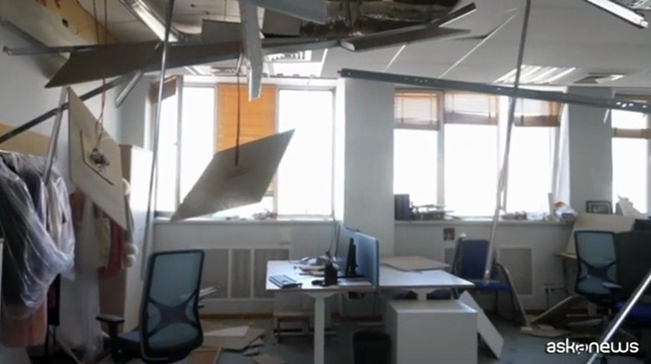 Gli uffici dell'Ue a Kiev danneggiati dai raid russi