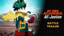 Tráiler del sistema de combate de My Hero Academia: All's Justice