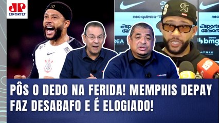 "OLHA o que o MEMPHIS DEPAY FEZ, gente! Ele DETONOU a..." RECLAMAÇÃO no Corinthians REPERCUTE!