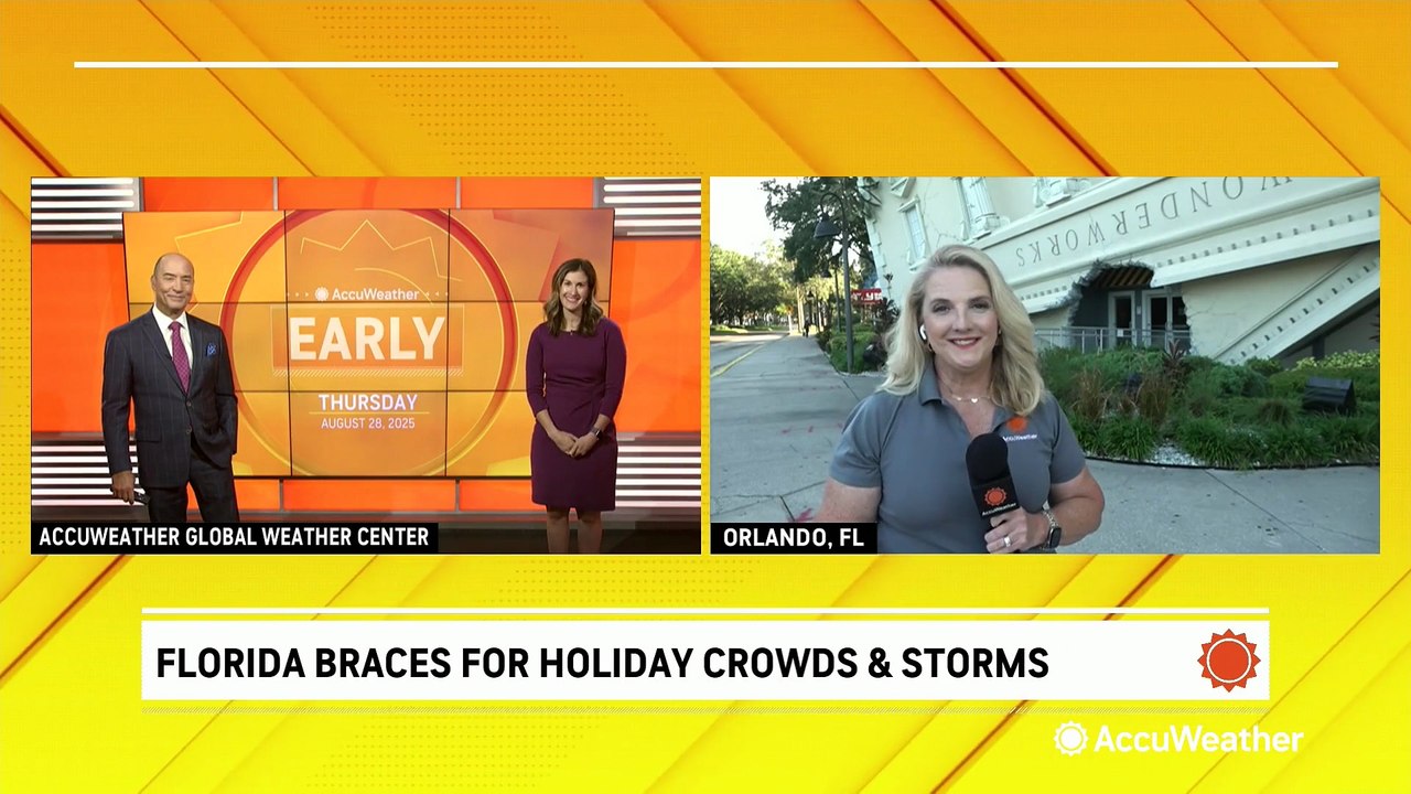Florida braces for holiday crowds and storms
