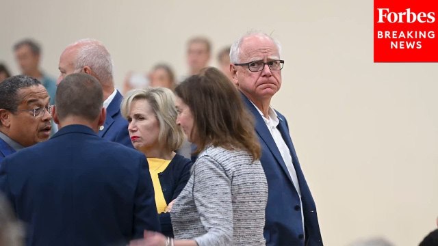 Gov. Tim Walz, MN AG Keith Ellison Join Mourners At Vigil To Catholic School Shooting Victims
