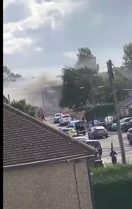 Watch as emergency services respond to serious Littlehampton incident