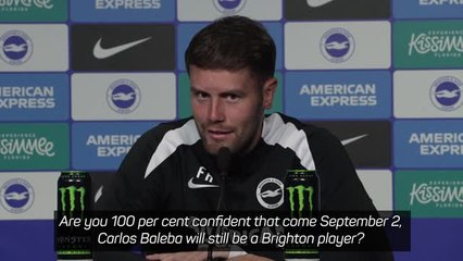 Hurzeler very confident Baleba will remain a Brighton player
