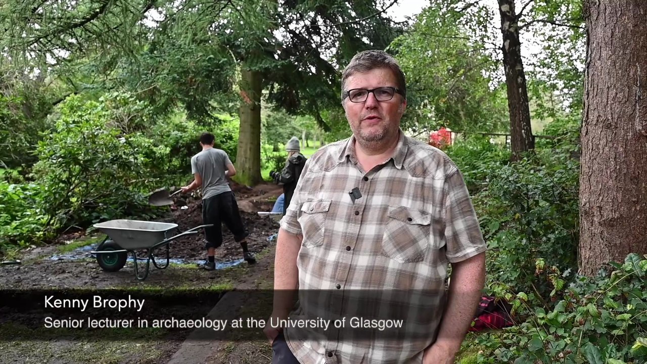 Kelvin Wheelies Skatepark in Kelvingrove excavation