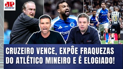 "EU NÃO ME LEMBRO de TER VISTO ISSO ANTES! Cara..." Cruzeiro é EXALTADO após DOMINAR o Atlético-MG!