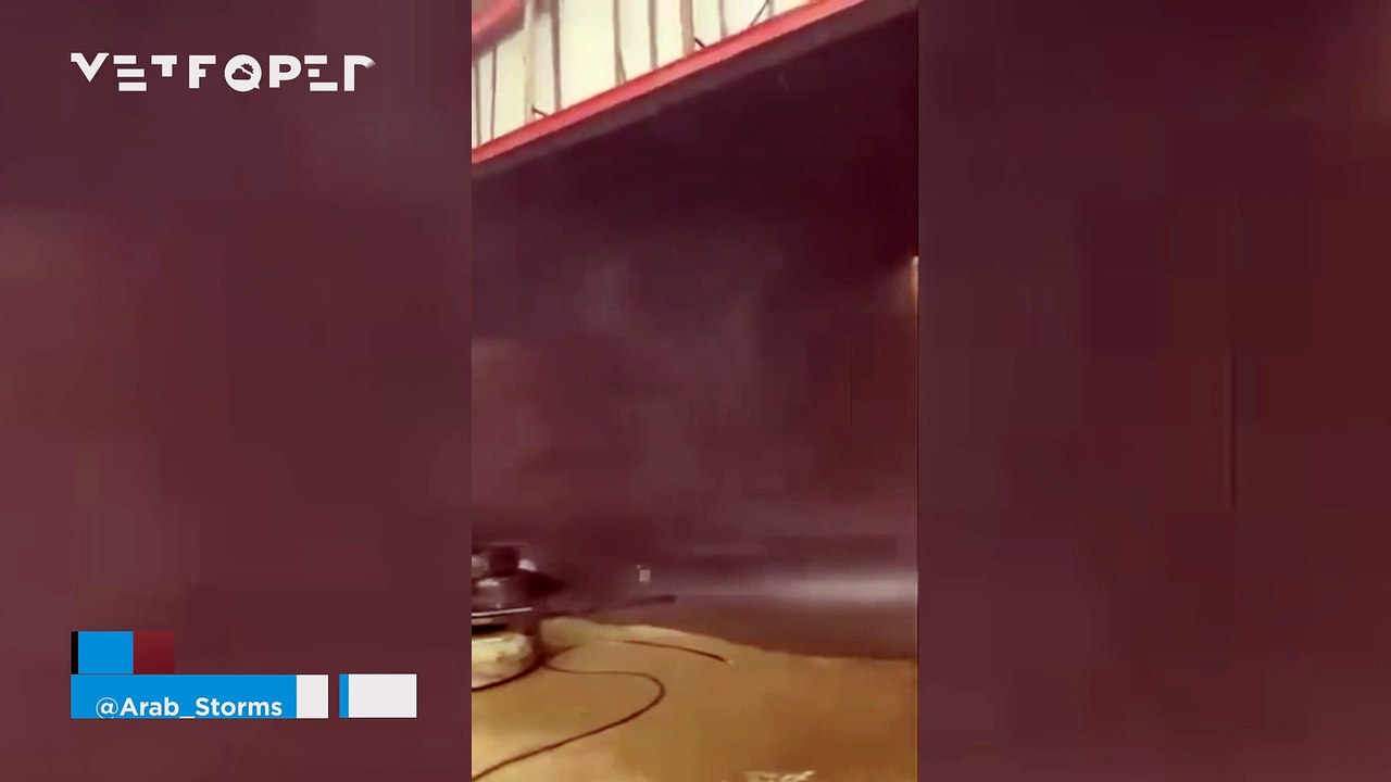 A storm triggers extreme winds in southern Saudi Arabia! Severe flooding has also been reported in the area