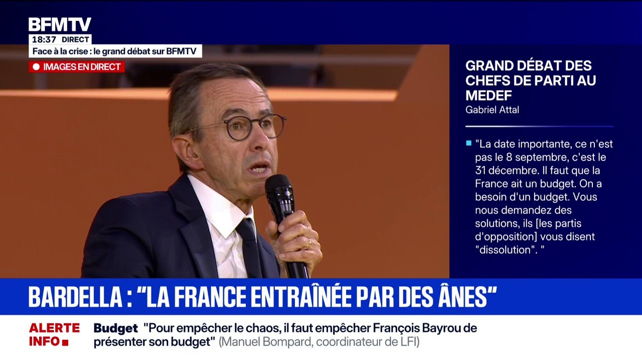 Face à la crise : "Nous allons proposer le seuil "zéro charge" à 1.623 heures [de travail] et à partir de là, il n'y a plus cotisation salariale et patronale", déclare Bruno Retailleau, président des Républicains