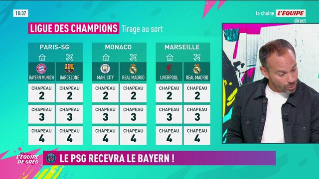 Le PSG, tenant du titre, affrontera le Bayern Munich et le Barça - Foot - Ligue des champions