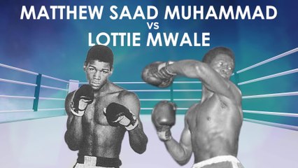 Saad Muhammad destroys Mwale with a brutal K.O. | Matthew Saad Muhammad vs Lottie Mwale | The best K.O.s in the history of boxing