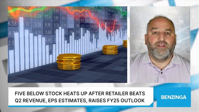 Five Below Stock Heats Up After Retailer Beats Q2 Revenue, EPS Estimates, Raises FY25 Outlook