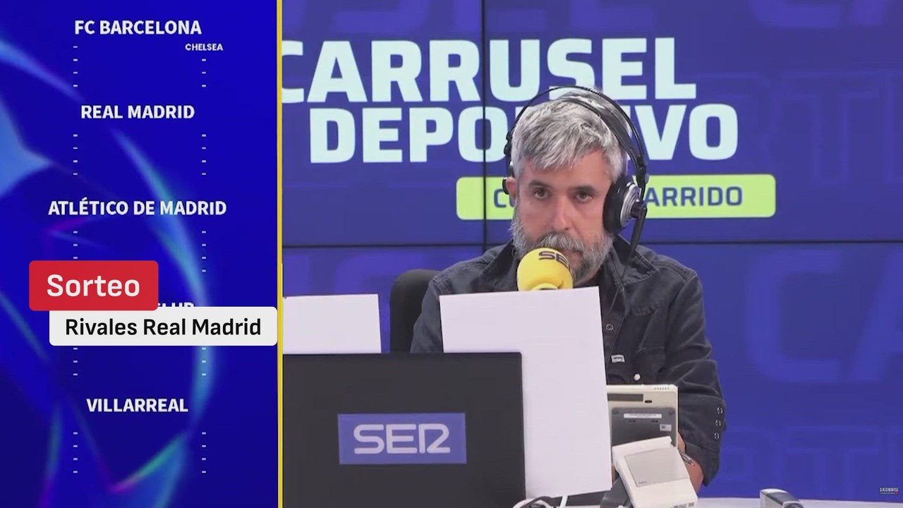 Reacción a los duros rivales del Real Madrid y fáciles del Barça | Carrusel Deportivo
