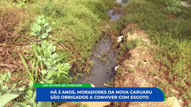 Título: Problemas de Infraestrutura e Saúde Pública na Avenida Abolição da América em Nova Caruaru: Crise de Esgoto Dura Três Anos