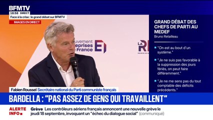 Face à la crise: "On doit renouer avec une culture du dialogue et de la construction commune", affirme Fabien Roussel, secrétaire national du Parti communiste français