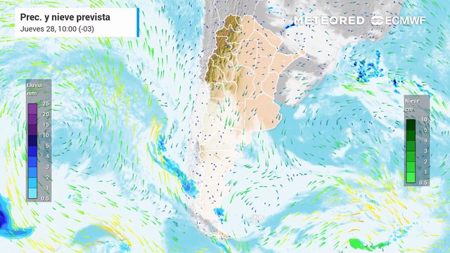 Agosto se despide con abundantes lluvias en Argentina: estas provincias recibirán más de 100 mm este fin de semana