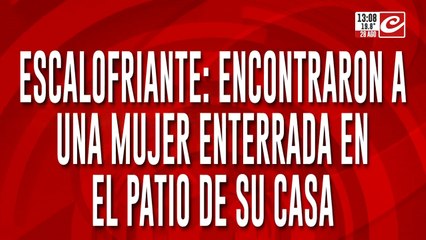 Encontraron una mujer enterrada en el patio de su casa: ¿Cuáles son las dos versiones de la hija?