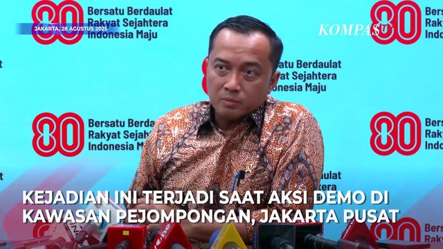 Kata Istana Soal Rantis Brimob Polri Tabrak & Lindas Pengemudi Ojol saat Demo DPR