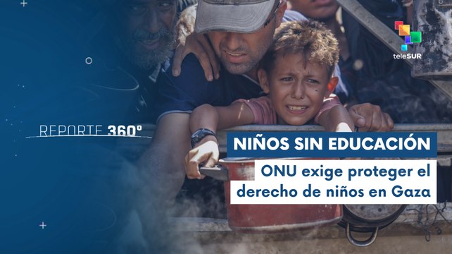 Reporte 360° 28-08 Niños palestinos son privados de educación