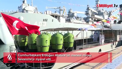 Cumhurbaşkanı Erdoğan Atatürk’ün manevi mirası Savarona'yı ziyaret etti