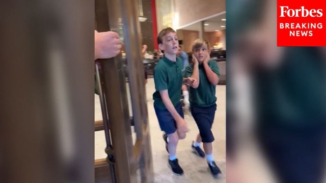 Students And Staff Run To Safety During Deadly Annunciation Catholic School Shooting