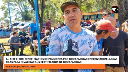 Discapacitados enfrentaron largas filas para revalidar sus certificados de discapacidad