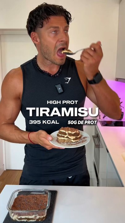 Tiramisu hyperprotéiné ☕️