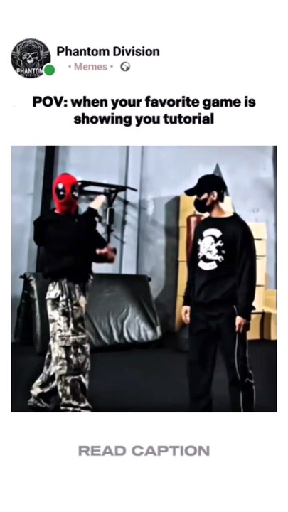 when your favorite game is showing you tutorial 😩