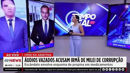 Investigação expõe esquema de propina envolvendo irmã de Javier Milei | TEMPO REAL