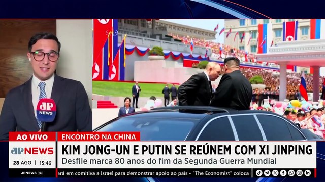 Putin e Kim Jong-un vão se reunir com Xi Jinping em desfile histórico da China | TEMPO REAL