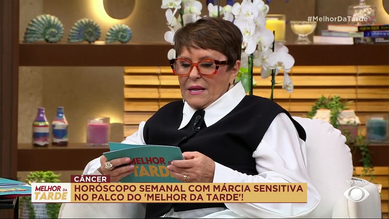 Horóscopo semanal com Márcia Sensitiva | Melhor da Tarde