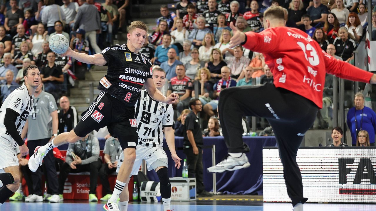 THW Kiel startet mit Sieg beim HC Erlangen