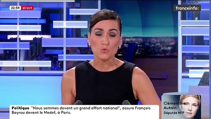 Jeanne Baron - France Info 23h du 28/08/2025 - Attaque massive de la Russie sur l'Ukraine, 21 morts à Kiev 💔