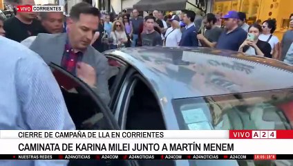 El móvil de A24 fue agredido en plena transmisión