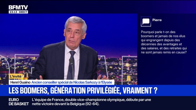 Boomers: Je trouve cette sortie scandaleuse , affirme Henri Guaino, ancien conseiller spécial de Nicolas Sarkozy à l'Élysée