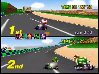 Mario Kart 64 online multiplayer - n64
