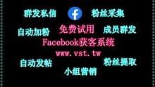 Facebook加粉：Facebook加粉软件单号一天可私信发送500条，不限账号