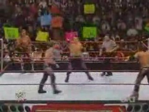 Shaw Michaels & Chris Jericho vs Miz & John Morrison 5/5/08