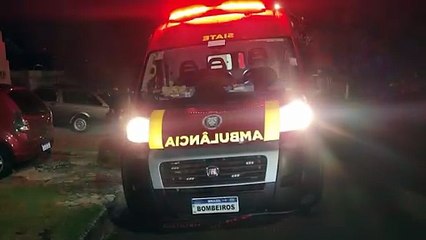 Motociclista desvia de um cachorro, bate em outro e sofre queda no Santa Felicidade