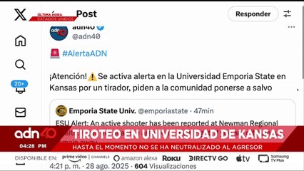 🚨¡Última Hora! Activan alerta en universidad de Kansas por un tirador activo