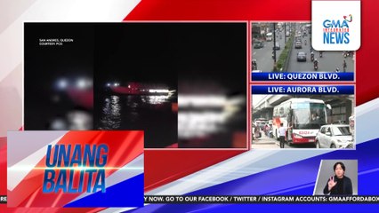 135, sinagip mula sa nasusunog na roro | Unang Balita